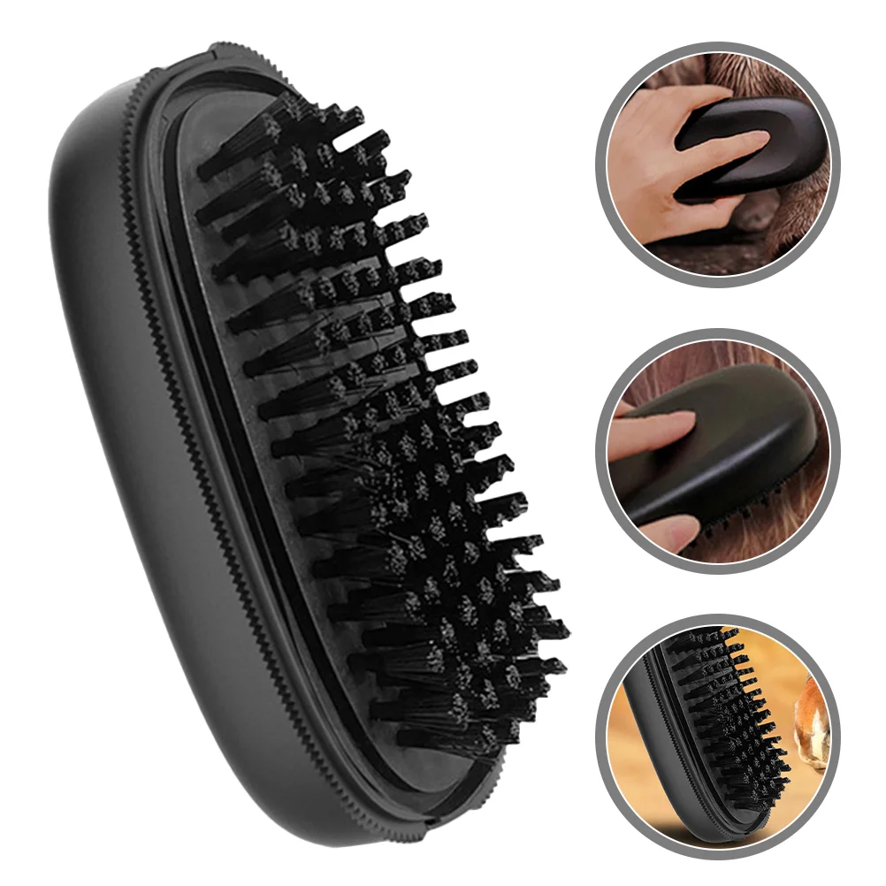 

Equestrian Horse Cleaning Brush Hair Comb Grooming Supplies Cattle Massager Tail Livestock Bridegroom