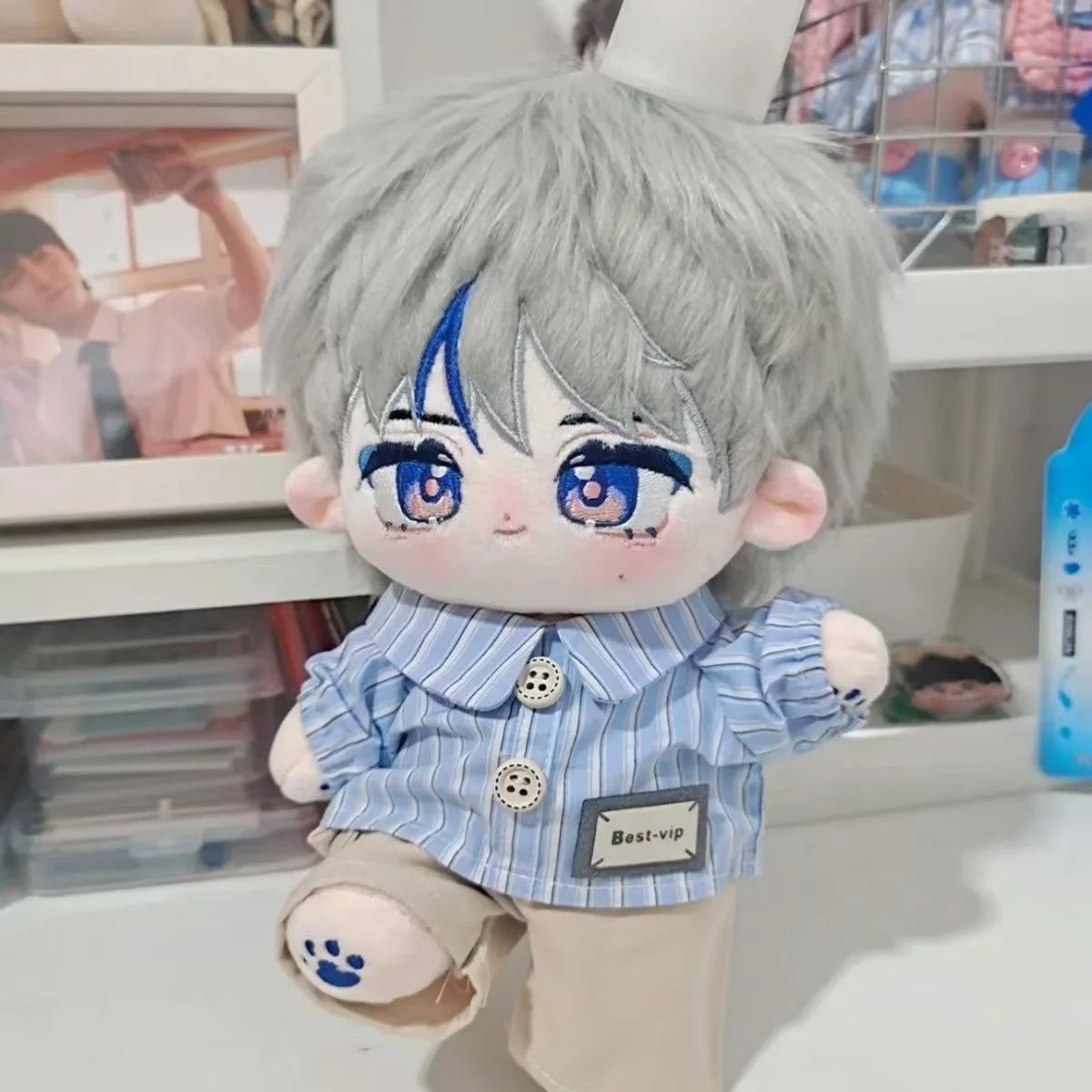 Adorable Doll Clothes for 20cm Cotton Dolls Bodysuit Jumpsuits for Cotton Dolls Replacement Clothes Outfit Doll Accessories