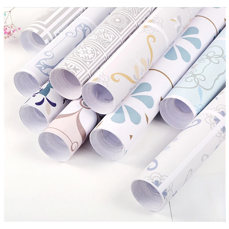 Tile Floor Stickers Self-adhesive Bathroom PVC Wallpaper Kitchen Home Decoration Waterproof Non-slip Thickening Wear-resistant 6pcs set decorative wall stickers self adhesive tile stickers waterproof backsplash kitchen bathroom floor furniture decor