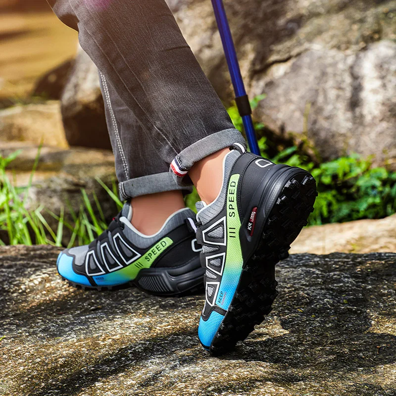 Herrenschuhe, Mountain Cross-Country-Fahrradschuhe, bequeme, rutschfeste Sportschuhe für Damen im Freien, Freizeit-Rennräder – Detail 22