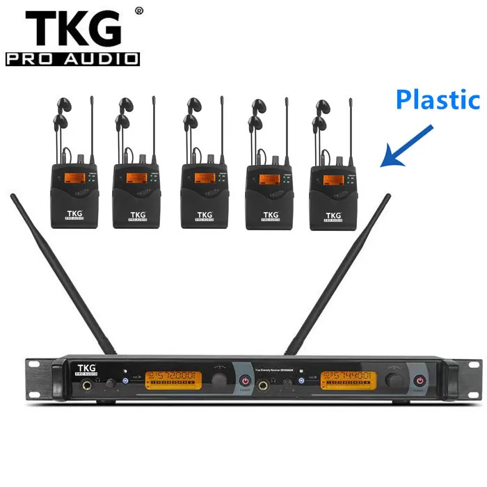 

TKG Mono 2050EX with 5 receiver Stage Performance Sound system wireless in ear monitor system for show band professional audio