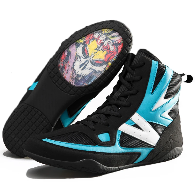 

Men Women Professional Boxing Wrestling Fighting Boots Mesh Breathable Wearable Sneakers Big Boys Training Boxing Shoes