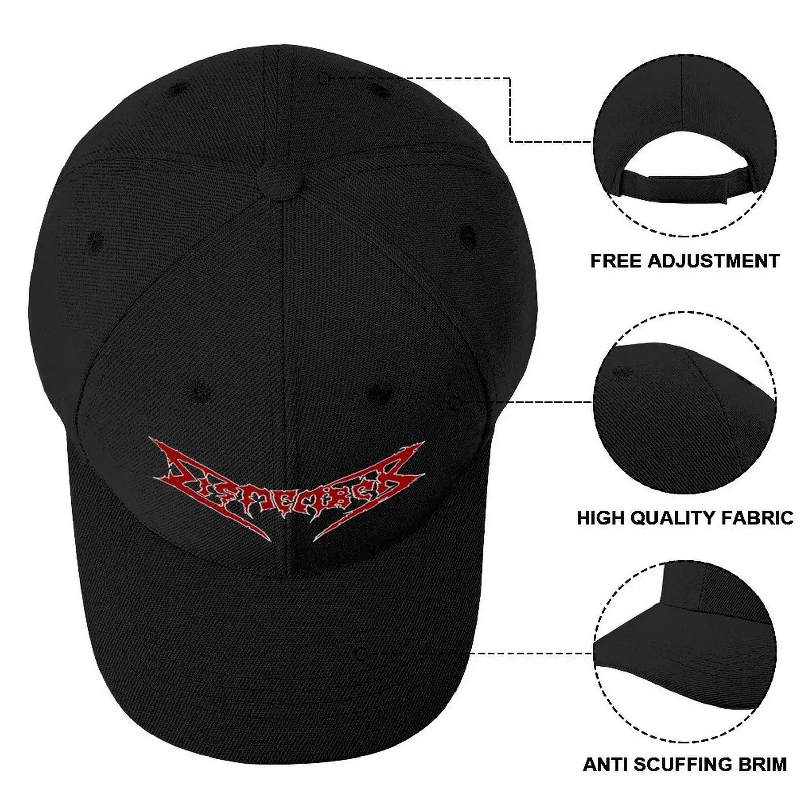 Dismember (Transparent) Marooonn Classic Baseball Cap hard hat Brand Man cap Bobble Hat dad hat Boy Child Women's 4