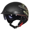 GXT-Casque moto Femme Rétro pour Homme et Femme, Certification DOT