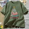 Book Tree Christmas T Shirt All Booked for Christmas T-shirt for Book Lover Librarian Teachers Tees Bookish Cotton Tshirt 4
