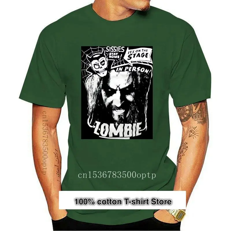 

Rob Zombie-camisetas gráficas de banda de Metal, novedad