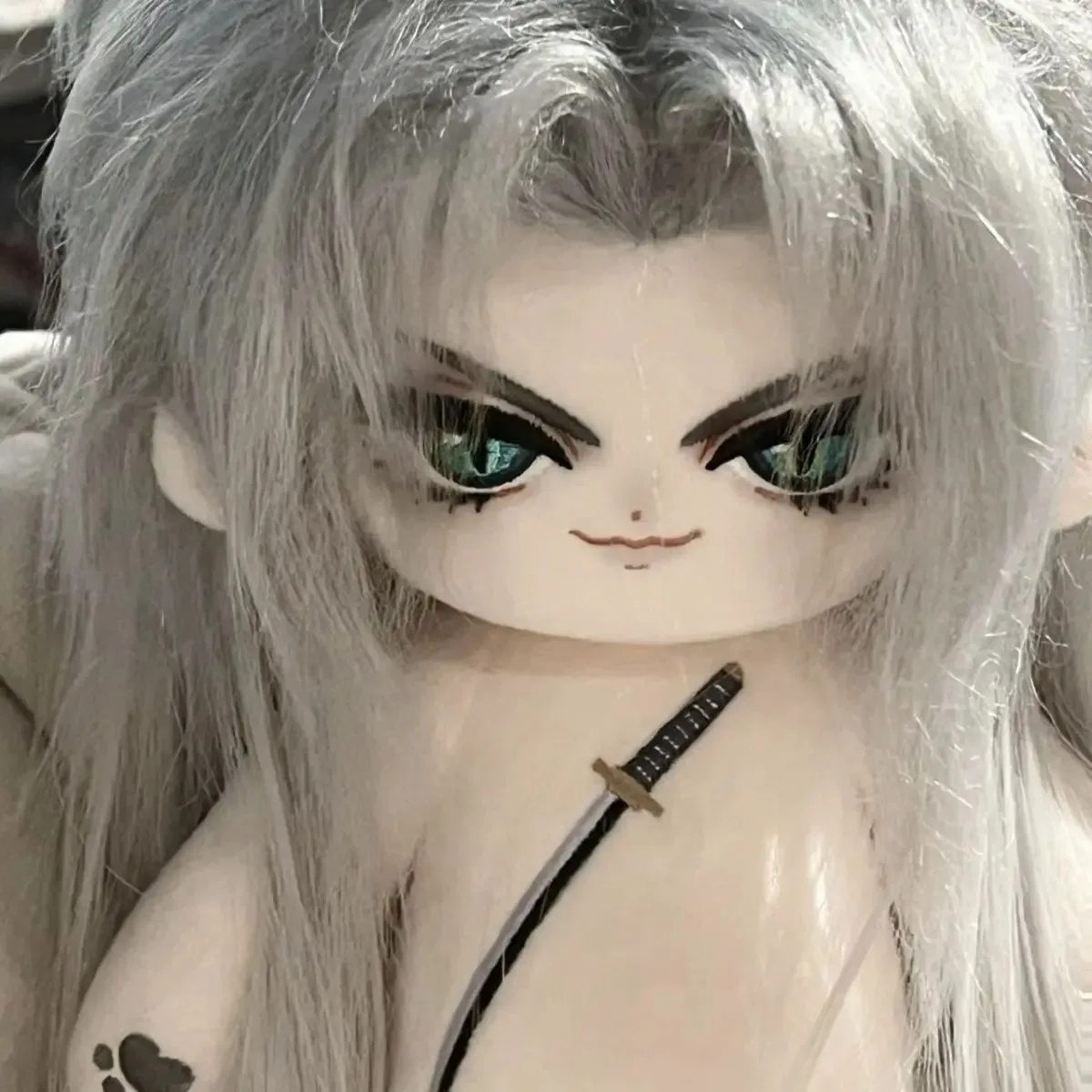 

Игра FF14 Sephiroth милые длинные волосы Косплей Мягкая Плюшевая Кукла тело Dango наряд хлопчатобумажные игрушки куклы 20 см аниме фигурки подарок