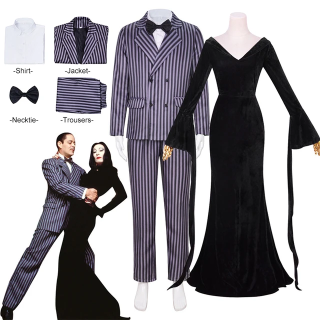 Morticia and Wednesday Addams  Wednesday addams costume, Morticia