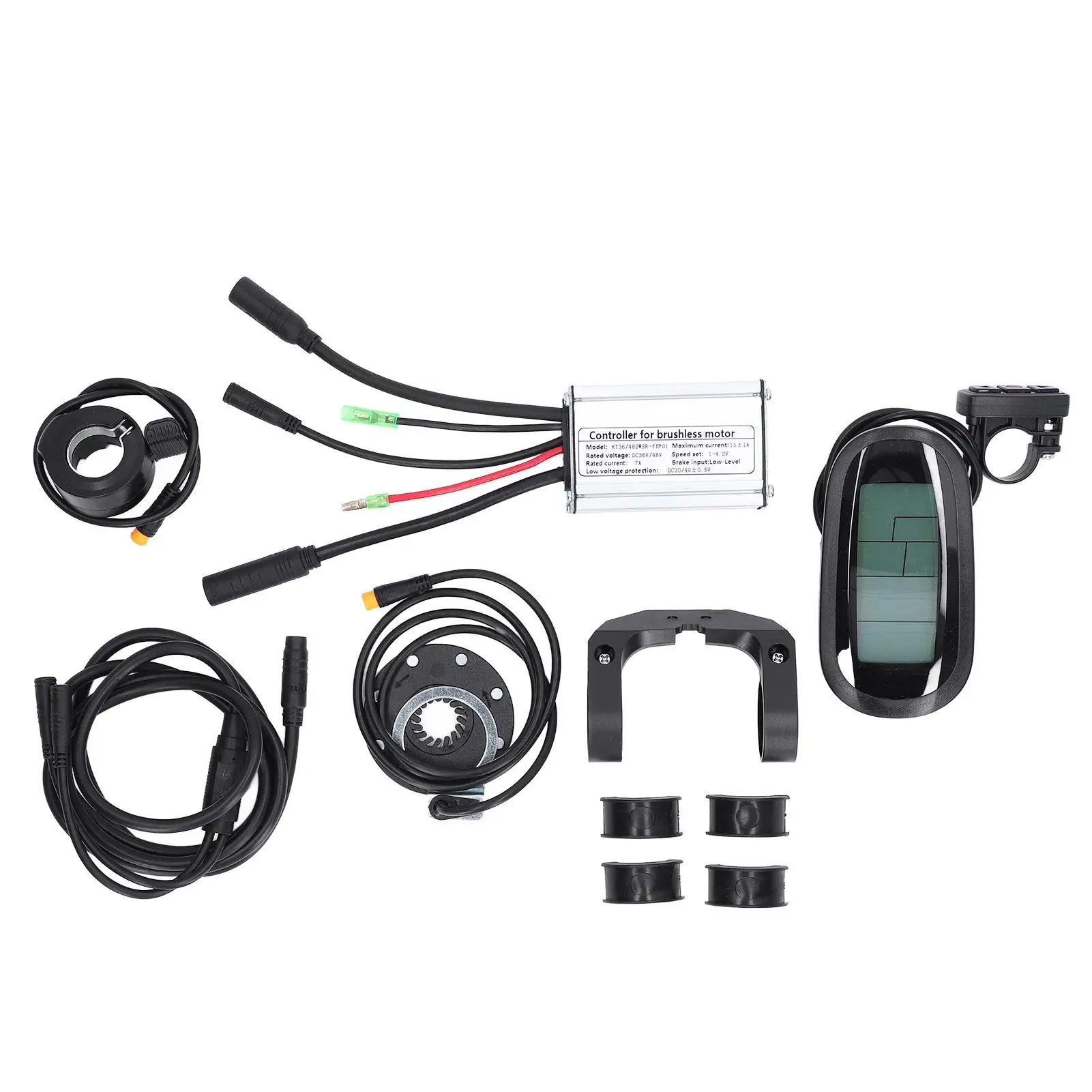 LCD 디스플레이 패널 옵션 포함 전기 자전거 변환 키트, DC 36V, 48V