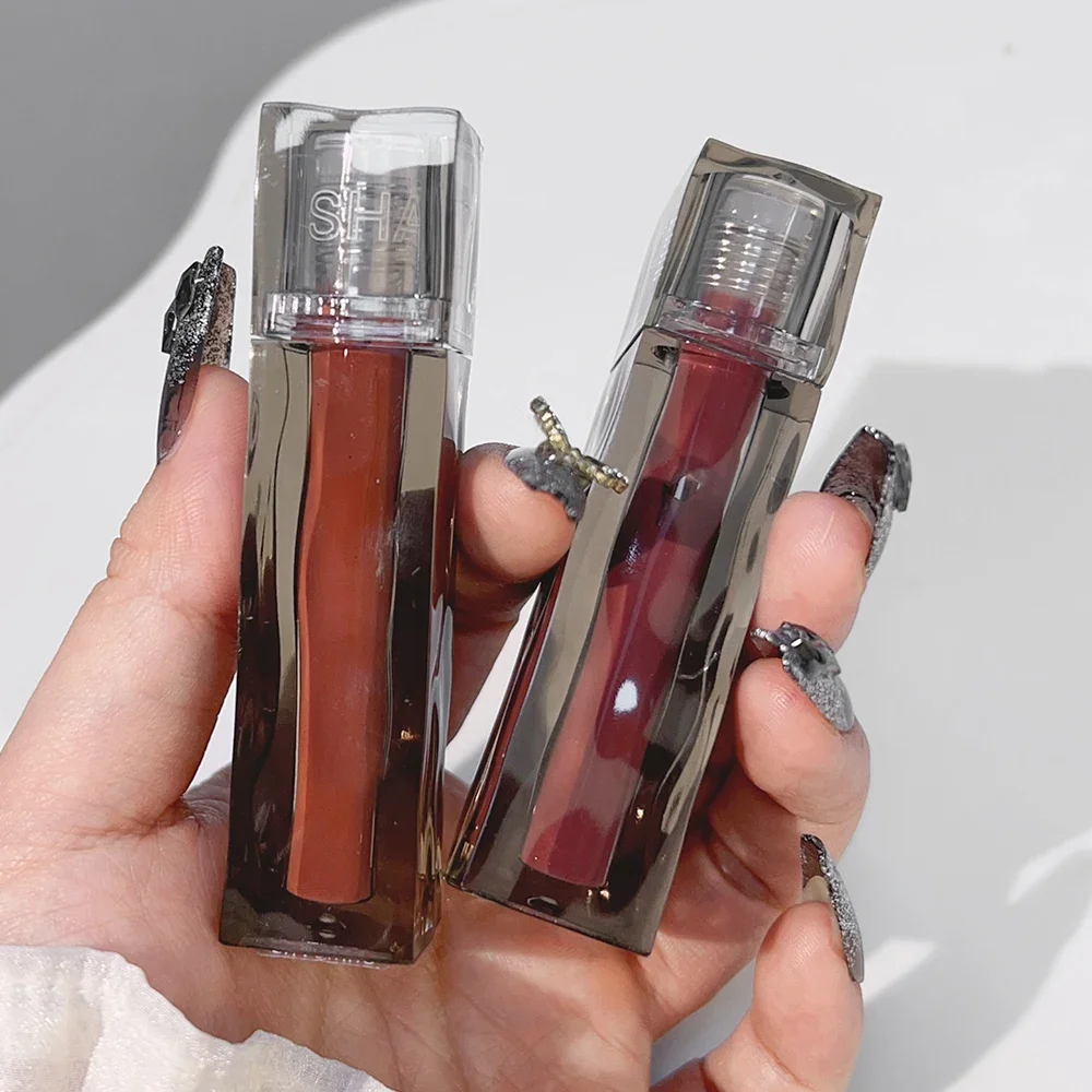 1PC Mirror Water Light Lip Glaze Waterproof Lasting Moisturizing Non-stick Cups Liquid Lipstick Korean Makeup Cosmetics lip makeup lip glaze lip gloss