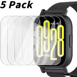 Premium Tempered Glass Screen Protector for Smartwatch - 9H Hardness, HD Clear, Anti - Scratch Protective Film (5PCS)