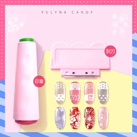 1 SET 2 Sides Nail Art Stamping Scraper Set,DIY Nail Beauty Decorations Stamper Template Tools,Salon Express Polish Konad Stamp 1