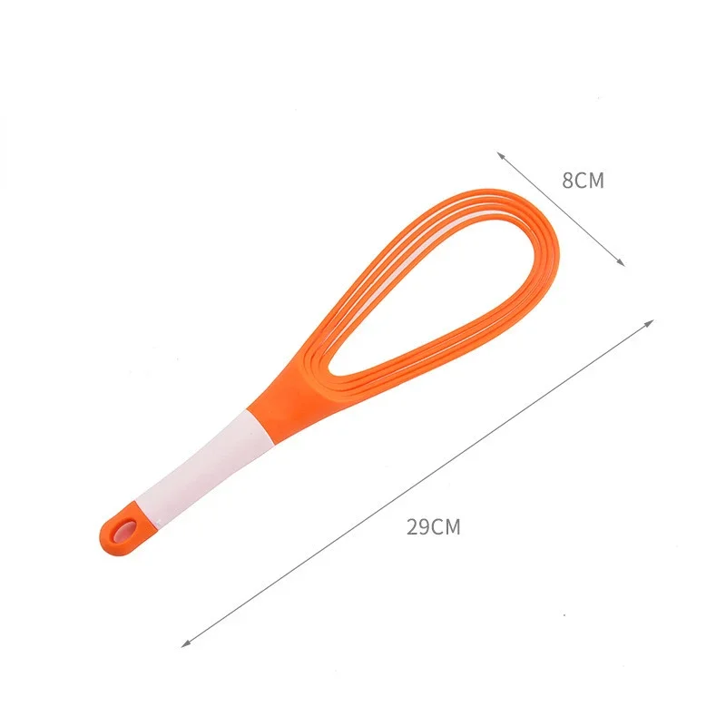 Description Picture 5 of itemNew Creative Egg Beaters Rotary Whisk Dual Purpose Plastic Folding Storage Mixer Multifunctional Hand Mixer Kitchen Accessories