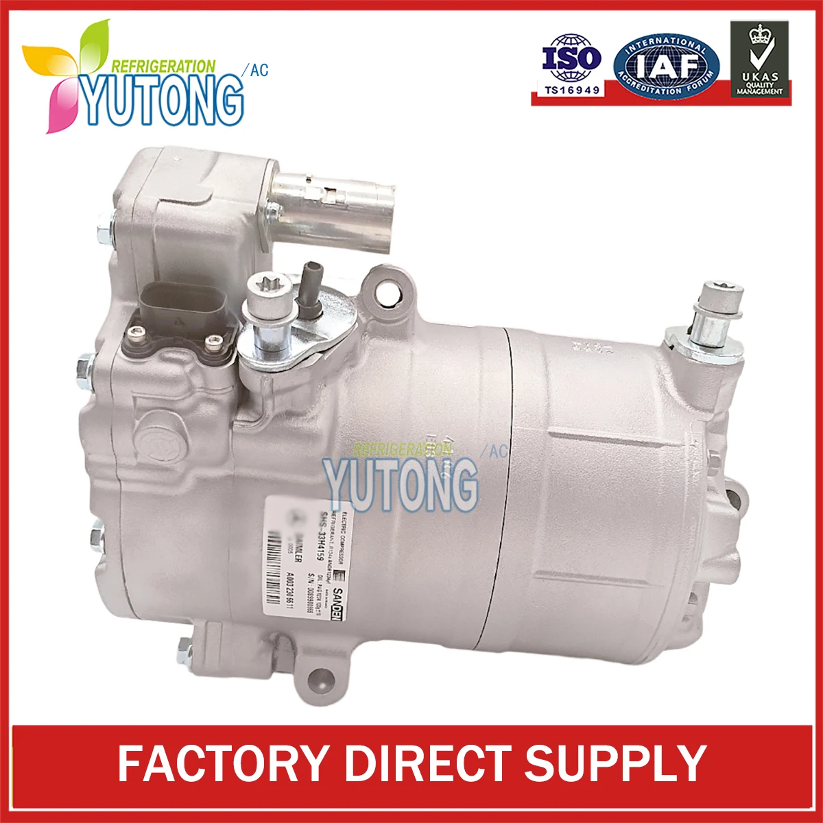 

SHS-33H4159 Car AC Compressor for W166 w222 S500 GLE500 S560 A0032306611 Electric Hybrid