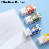 Ластик для студентов M&G Miffy, ластик для экзаменационного рисования, меньше царапин, легкая очистка, школьные канцелярские принадлежности, одна упаковка, 4 цвета в случайном порядке — изображение 3