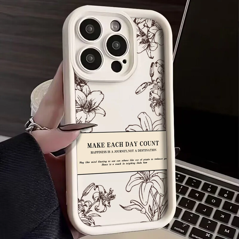 Stunning Floral Print Soft Silicone Phone Case