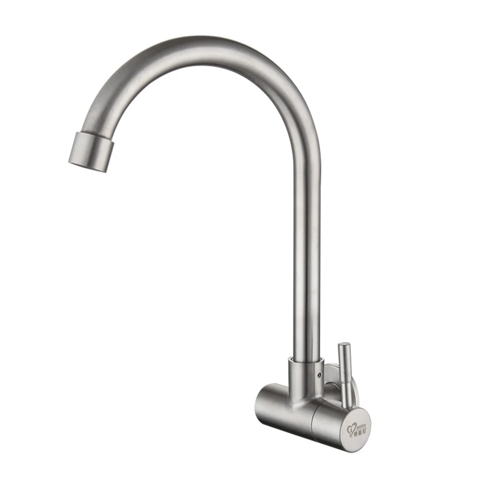 Stainless Steel Wall Kitchen Faucet Water Purifier 360 Degree Rotation