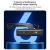 Andoer 5K Action Camera Head Mounted Camera Wearable Video Camera Camcorder Webcam 30MP IPX5 Waterproof for Vlog Video Recording 5