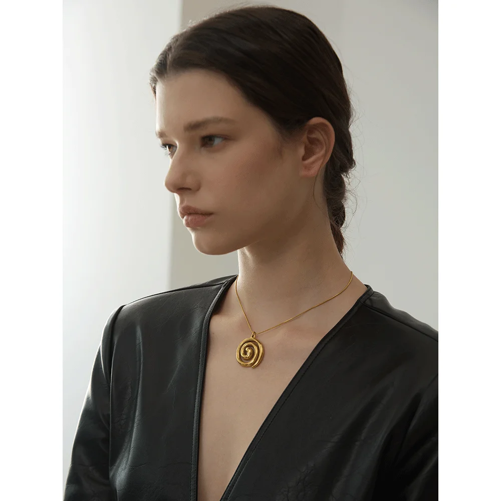 Yhpup Necklace 18K PVD Plated Waterproof