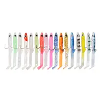 17pcs Mixed Color Raglou Fishing Sea Fishing Spinning Soft Lure Silicone Bait Shad Silicone Fishing Trolling Artificial Bait 2