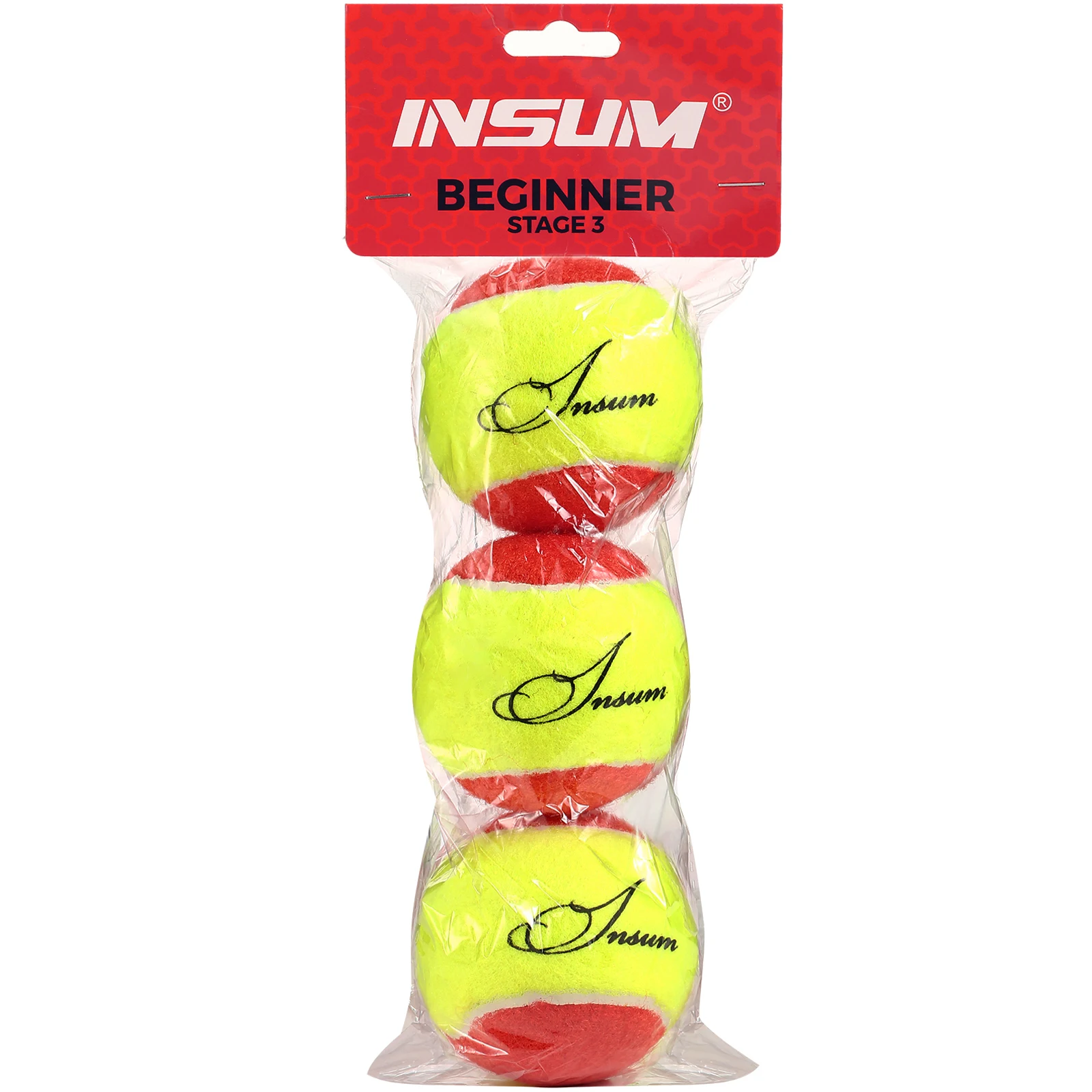 INSUM Youth Tennis Felt for Beginners Teens Dog Playing Balls Training Sports Competition Low Compression Tennis Balls