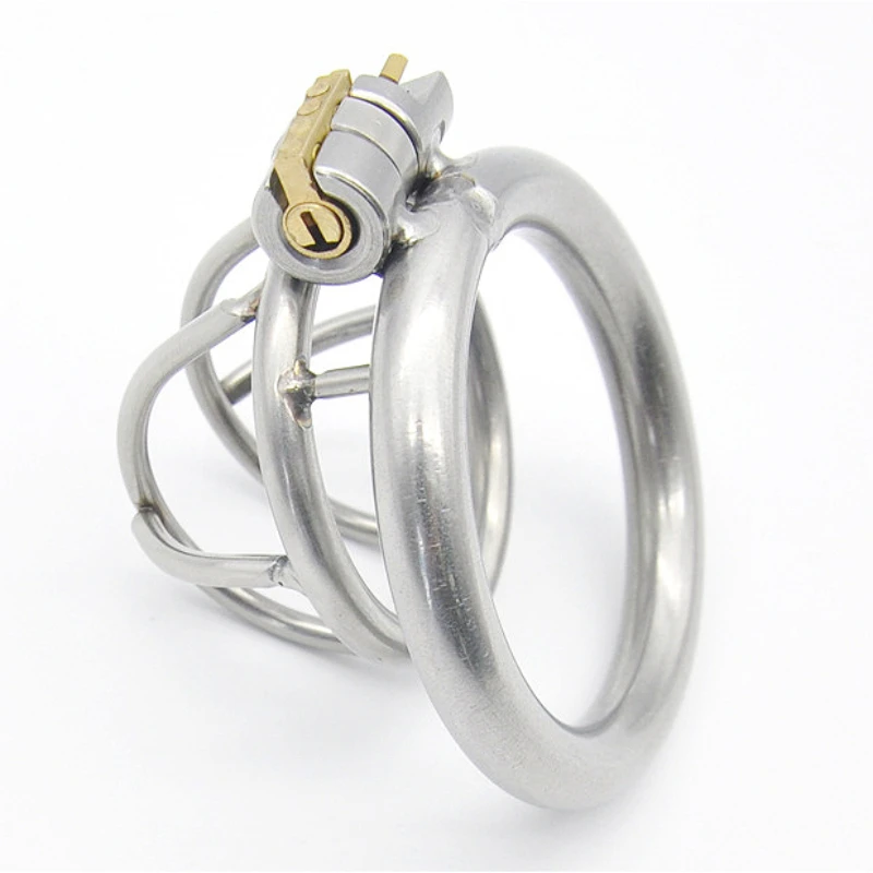 Male Small Inner Chastity Cage Male Mini Sex Toy Breathable Cock Cage Sex Game for Couple Anti-derailment Erotic Urethral Lock