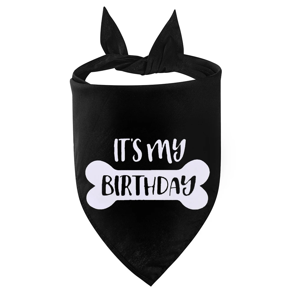 Sucado Es Ist Mein Geburtstag Hundehalstuch, Happy Birthday Party-Zubehör, Geburtstagsfeier Dreieckstuch für Haustiere – Detail 13