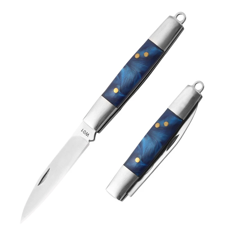 Folding Knife for Unpacking Box Stainless Steel Meat Fruit BBQ Knife Cutlery Set Butcher Kitchen Chef Cleaver Steak Knives