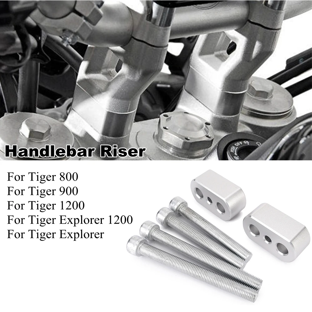 

Motorcycle Handlebar Riser Adapter For Triumph Tiger 800 XC XR XCX XCA Tiger Explorer 1200 Tiger800 Handle Bar Mount Clamp