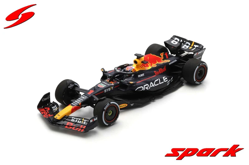 

Spark 1:43 2023 F1 Oracle RB Racing RB19 No.1 Max Winner Bahrain GP Car Model Collection Miniature