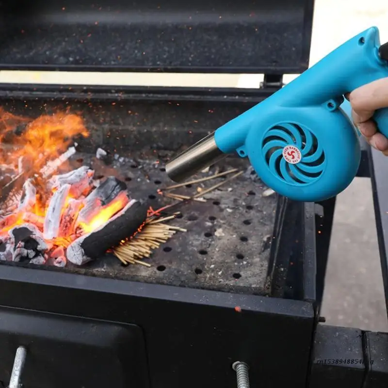 Portable BBQ Fan Grill Turbo Air Blower 5000R 5000mA Rechargeable for Fire  Stove