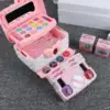 Kids Makeup Toys Portable with Real Cosmetic Case Simulated Makeup Beauty Set Makeup Vanity Toy for Children Girls Gifts 3