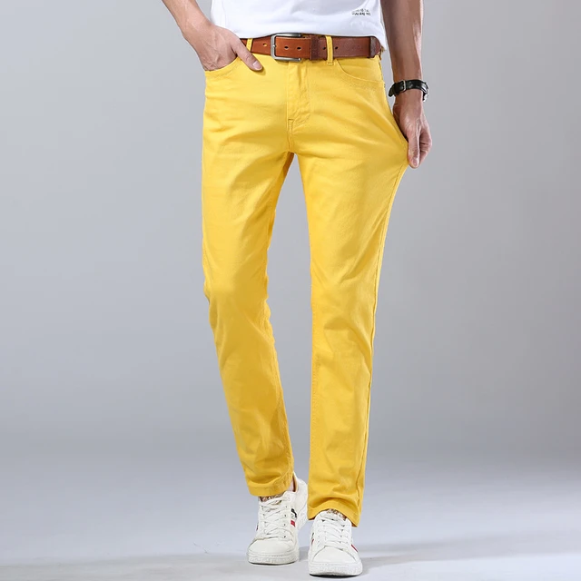 2023 Summer New Men's Thin Cotton Khaki Casual Pants Business Solid Color  Stretch Trousers Brand Male