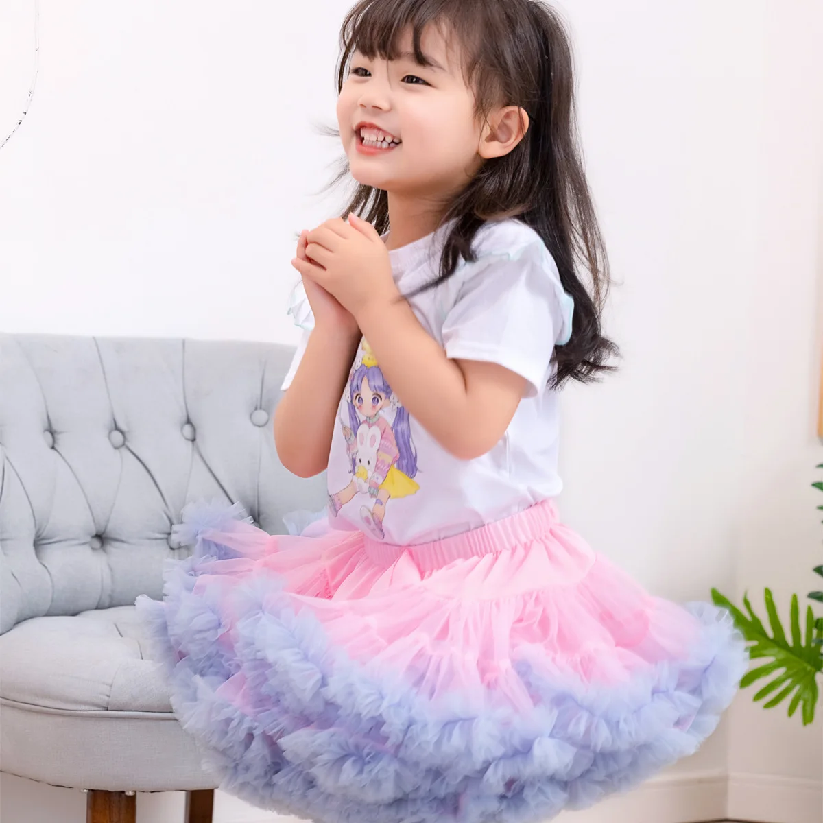 Athena Adorable and chic 2 piece set Little Baby Girl Tutu Skirt Party  Princess Formal Outfit Clothes, idea for any occasion.