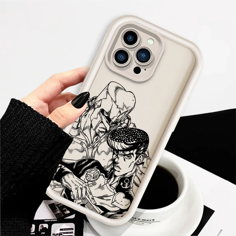 thumbnail image 1 of J JoJo Bizarre Adventure Cool Eye Ladder para Apple iPhone 15 14 13 12 11 XS XR X Pro Max Plus, funda de teléfono de TPU, 1 of 5