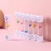 1/2/4PCS Minute Smiling Face Tooth Brushing Hourglass Creative Sand Clock Toothbrush Timer Desktop Ornament For Children Kids 4