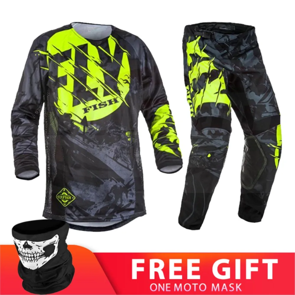 Motocross Jersey Pants Racing Suit Equipment Moto Combos Riding Outfit Moto Enduro Off-road Dirt Bike DH MX Gear Set Men
