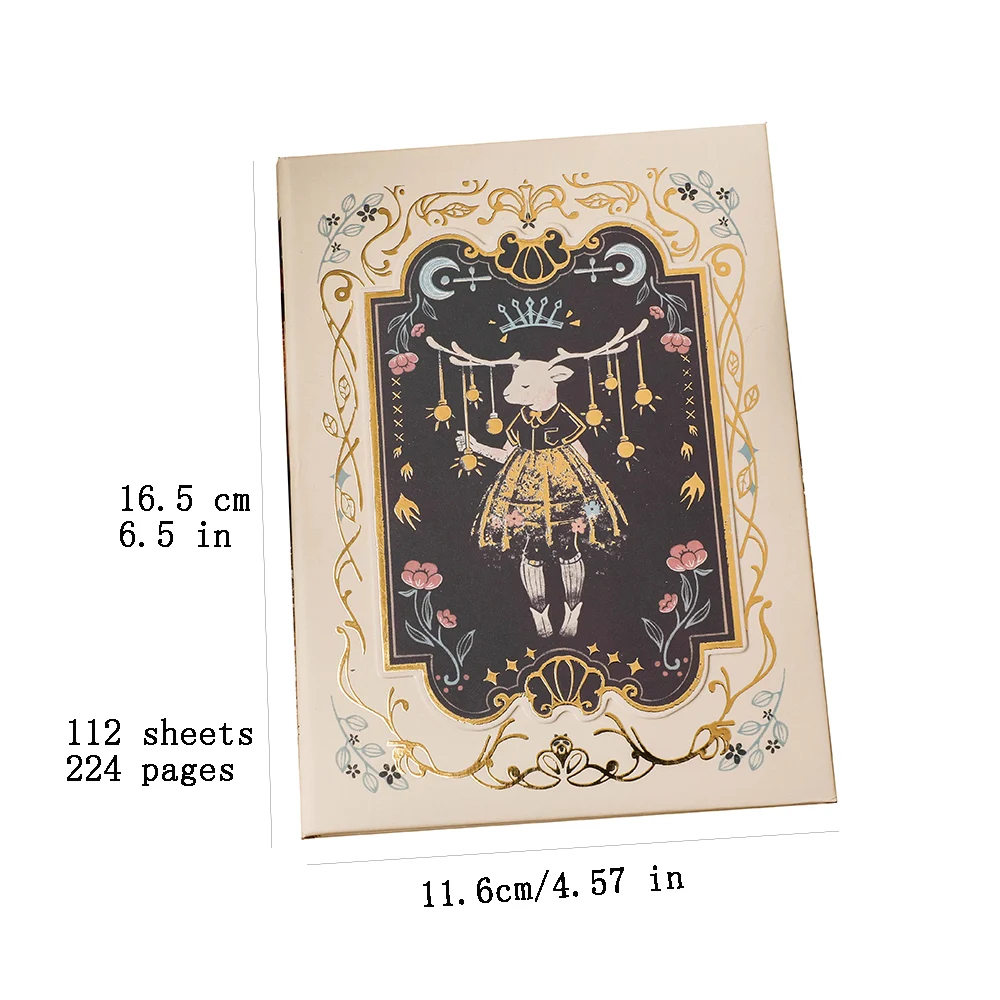 Gothic Series Hardcover Diary - Retro Design with Color Illustrations