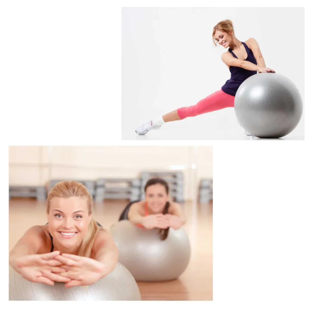 Yoga Ball Seat Ball PVC Sports Ball With Pump Anti-Burst Thick Robust 300 Kg Load Capacity For Office Home Gym 45cm Wholesale