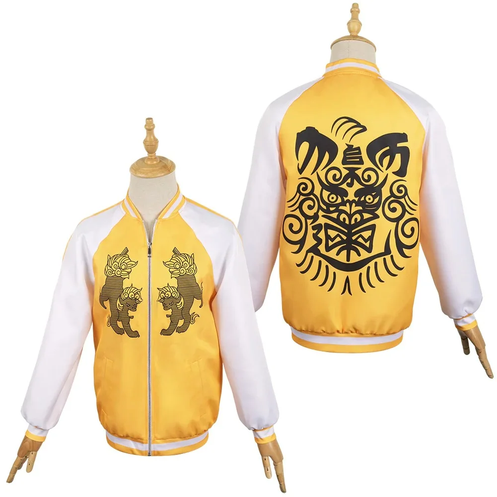 

Wind Breaker Anime Tomiyama Choji Jo Togame Cosplay Baseball Jacket Coat Lion Den College Bomber Varsity Jackets Dropship