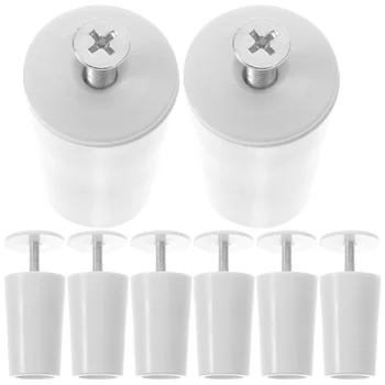 롤링 블라인드 윈도우 셔터 패스너 롤러 수리 부품 스토퍼, 흰색 플라스틱 스토퍼, 8 개