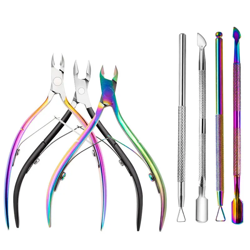 

1Pcs Nail Cuticle Nipper Scissors Stainless Steel Nail Gel Polish Remover Dead Skin Clipper Pedicure Edge Scissors Manicure Tool