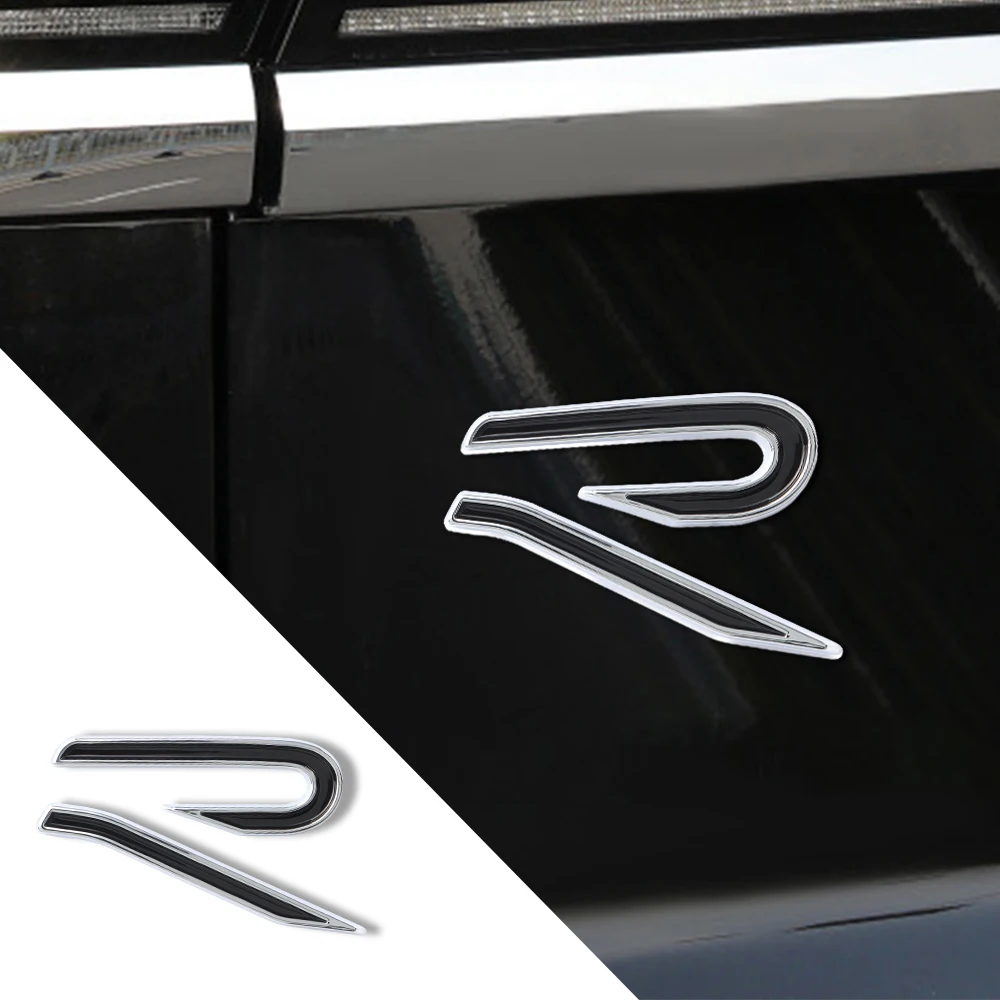 Car Rear Door Luggage Badge Emblem Sticker 1Pc for VW Golf 8 Jetta Golf Beetle GTI R32