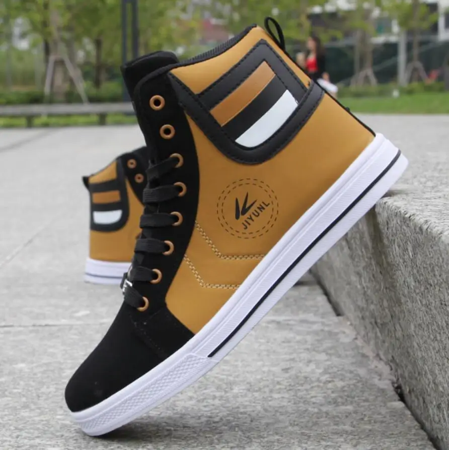 

Men's Skateboarding Shoes High Top Leisure Sneakers Breathable Street Shoes Sports Shoes Hip Hop Walking Shoes Chaussure Homme