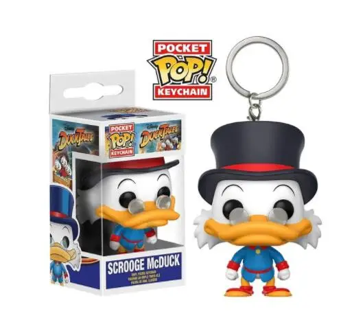 thumbnail image 5 of Llavero de dibujos animados Funko POP SCROOGE McDUCK Zombie Kenny TINA BELCHER ASH SALLY sentado CHOST RIDER ELVIRA figura de juguete para niños regalos, 5 of 5