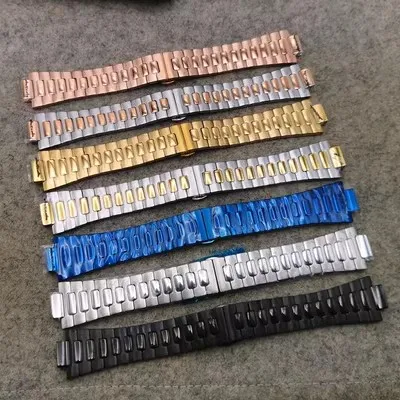 

Stainless Steel Watch Strap FOR Patek Philippe 5711/5726 Watch Accessories Band Convexity Linker Wristwatch Bracelet 25*13mm