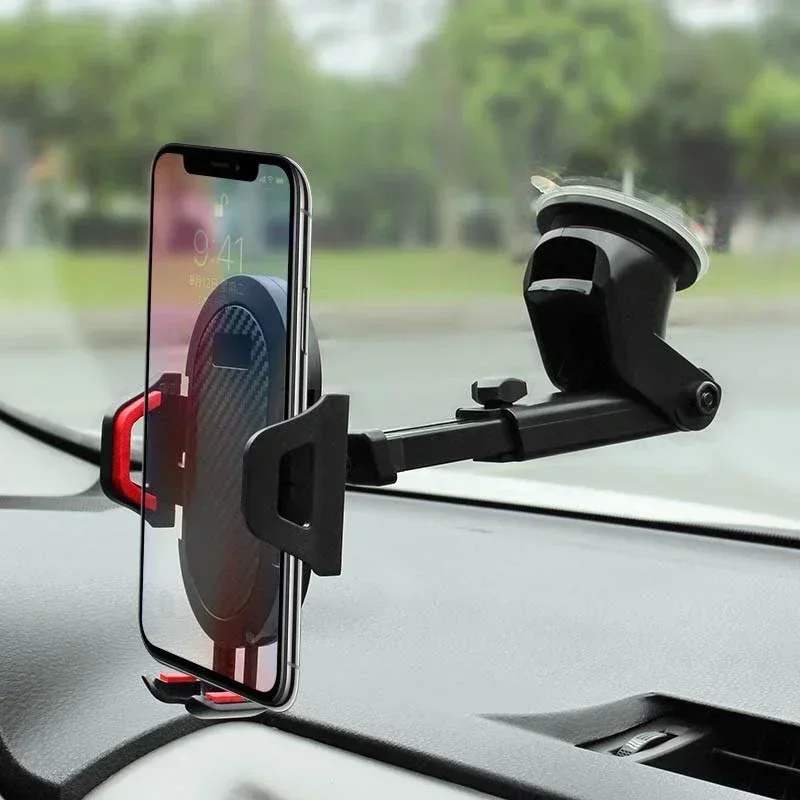 1PC Universal Car Phone Mount Stand Phone Holder Sucker GPS Telefon Mobile Cell Support For IPhone Xiaomi Huawei