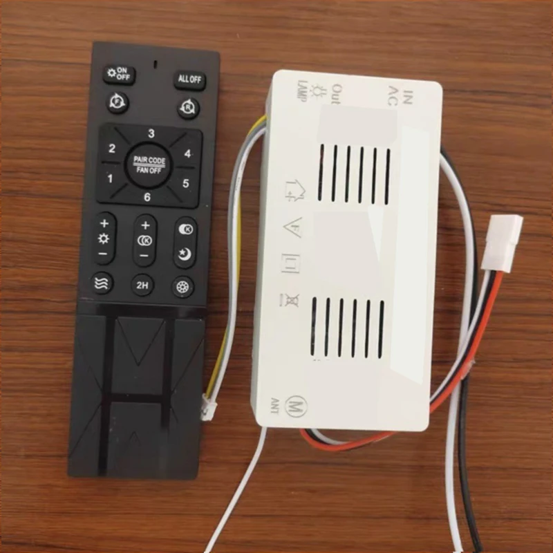 Description Picture 6 of itemCeiling Fan Accessories Ceiling Fan Remote Home Improvement 6 Speed Settings AC 110V-265V Battery Monitoring Effective Control