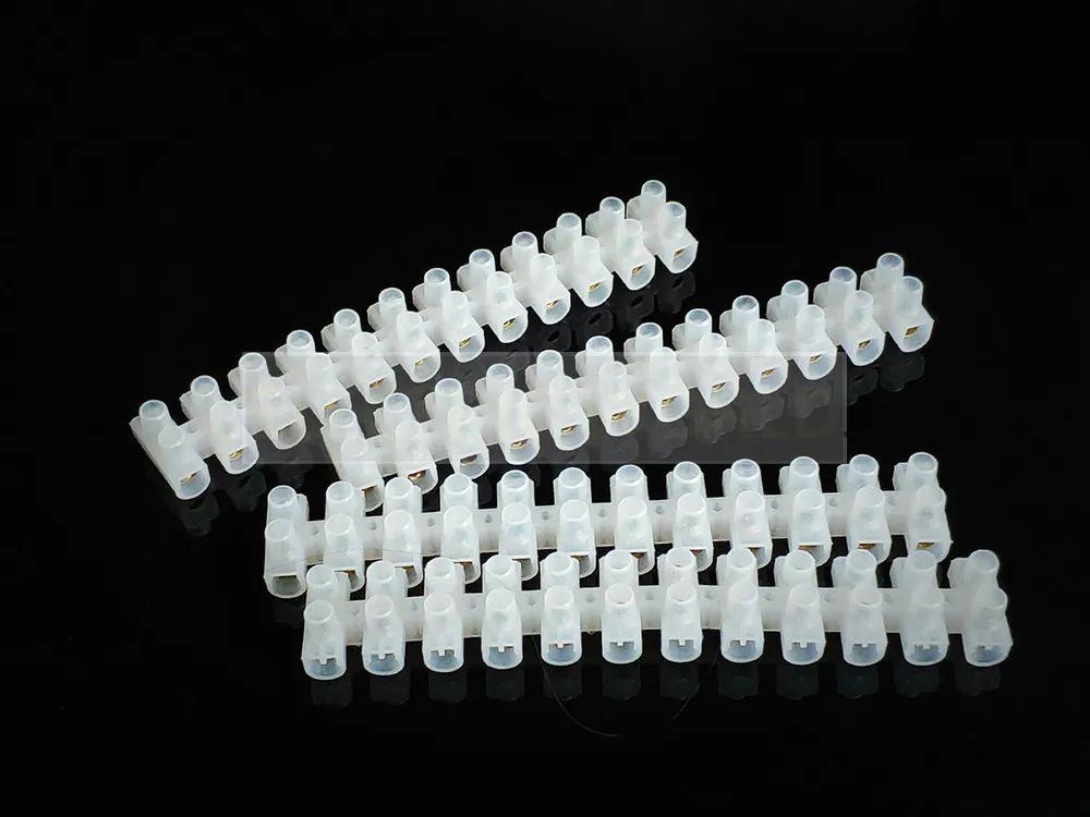 Description Picture 4 of itemelectric connector strip Wire connector Barrier Electirc Strip Block Terminal Plastic Screw terminal block connector