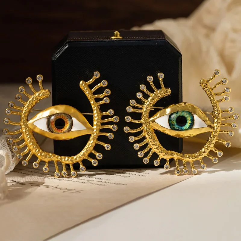 

Fashion Luxury Exaggerated Gold-plated Brooch Accessories For Women Jewelry